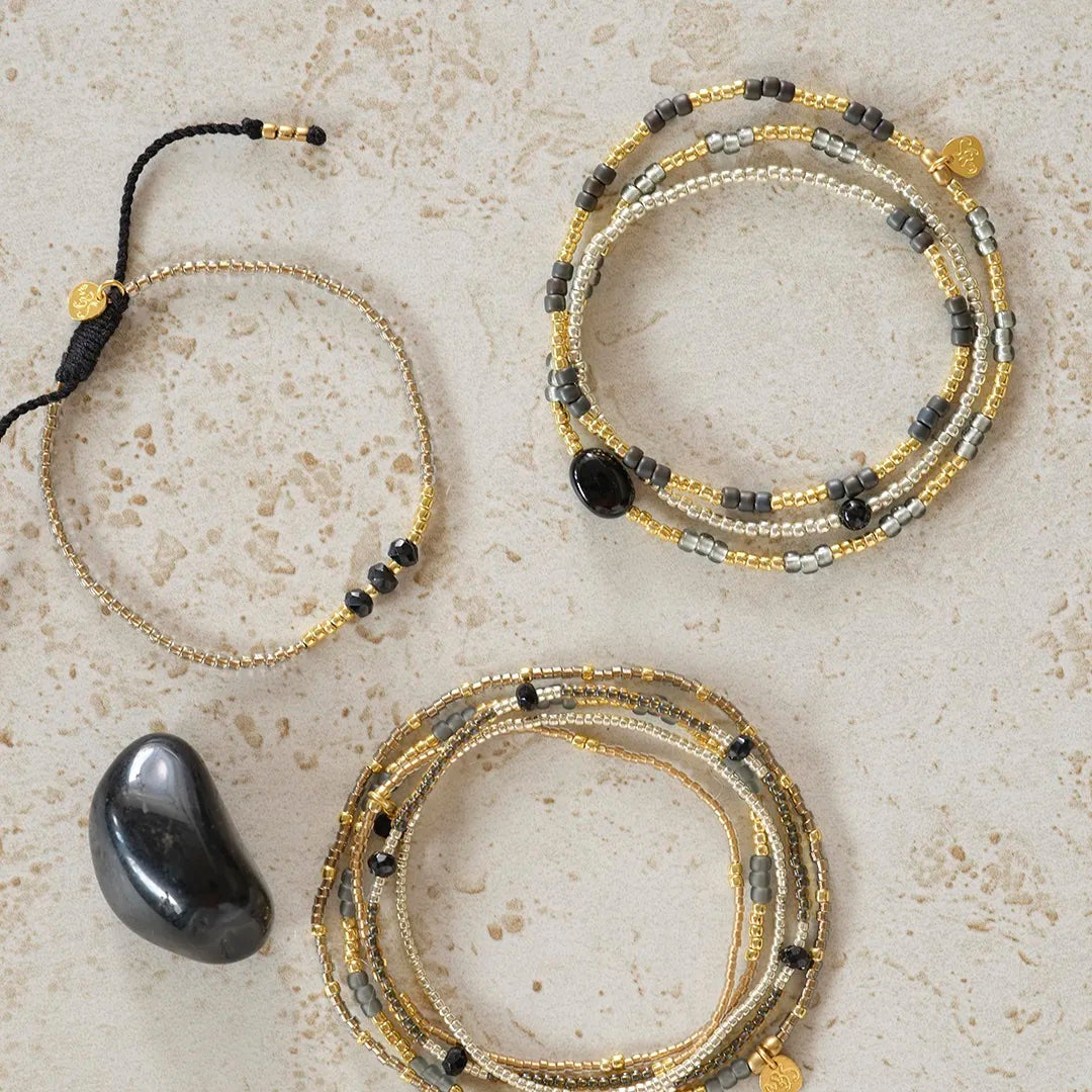 Decent Black Onyx Bracelet GC - LEEF mode en accessoires