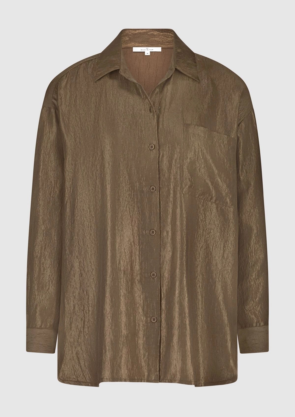 Devin Blouse  1089 Mocha - LEEF mode en accessoires