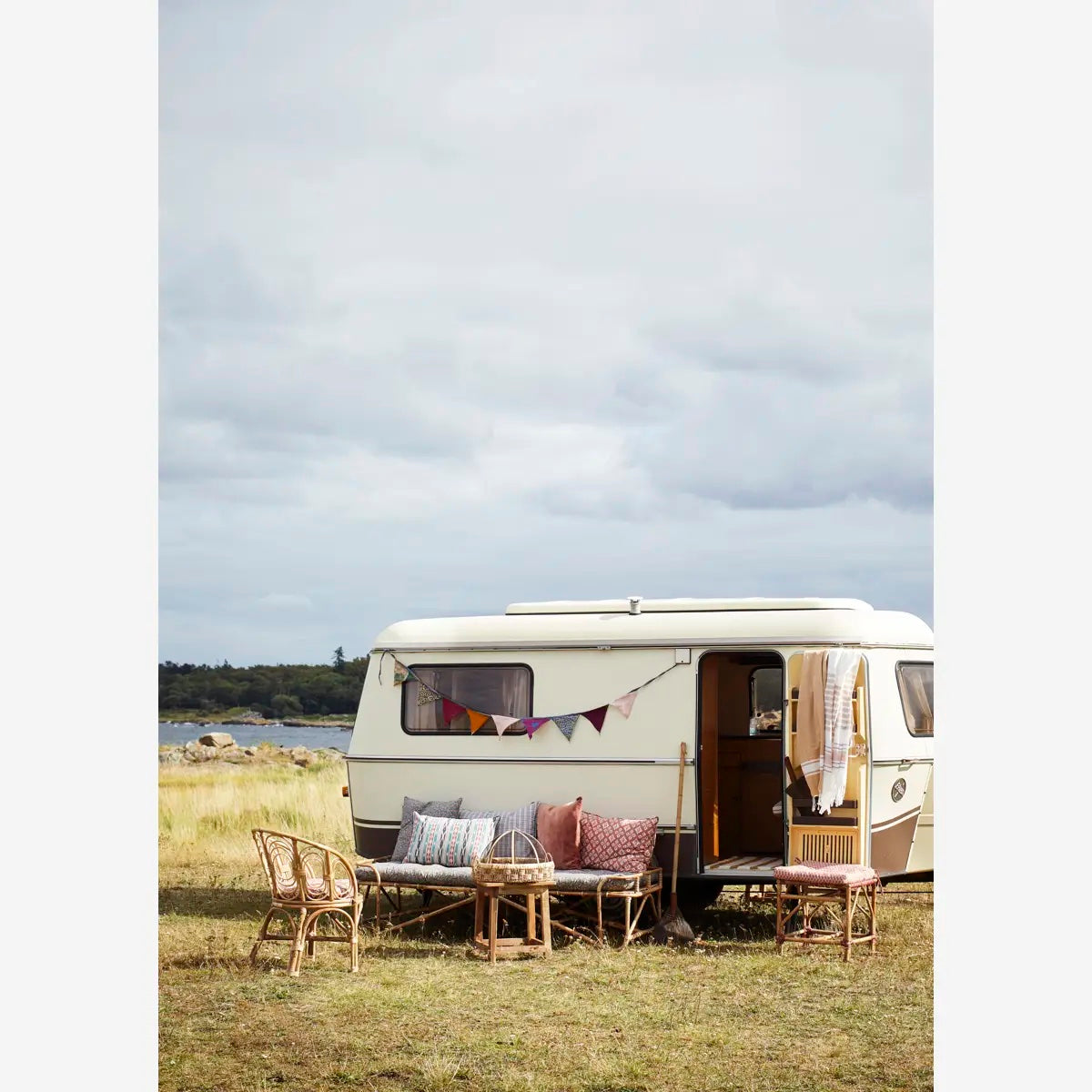 Double-sided Cushion Cover Old Rose, Ecru, Anthracite, Pool Green - LEEF mode en accessoires