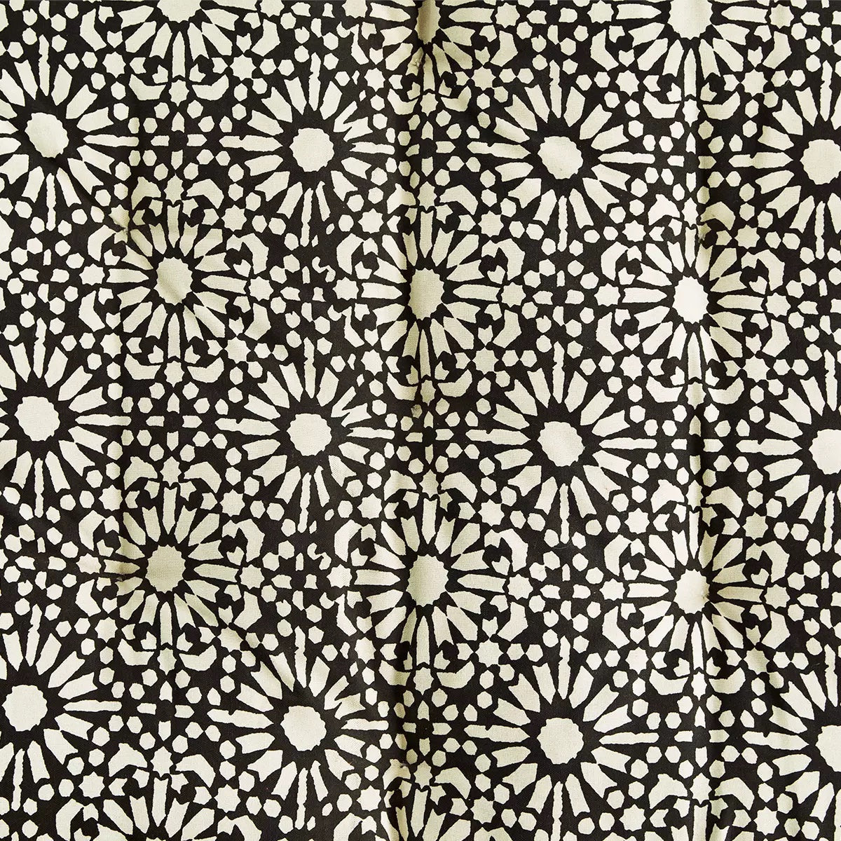 Double Sided Printed Cotton Mattress 70x180cm Black, Off White - LEEF mode en accessoires