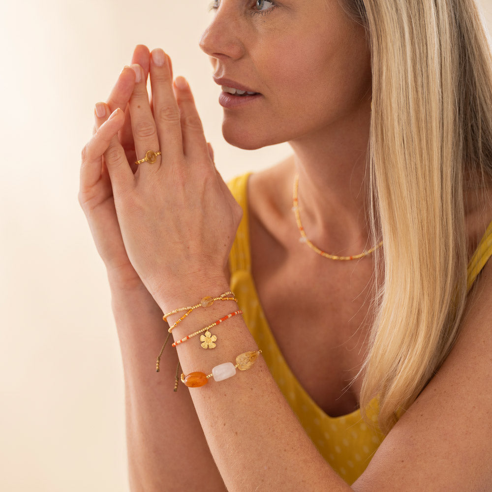 Dreaming Citrine Bracelet GC Citrine - LEEF mode en accessoires