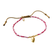 Dreaming Rose Quartz Bracelet GC Rose quartz - LEEF mode en accessoires