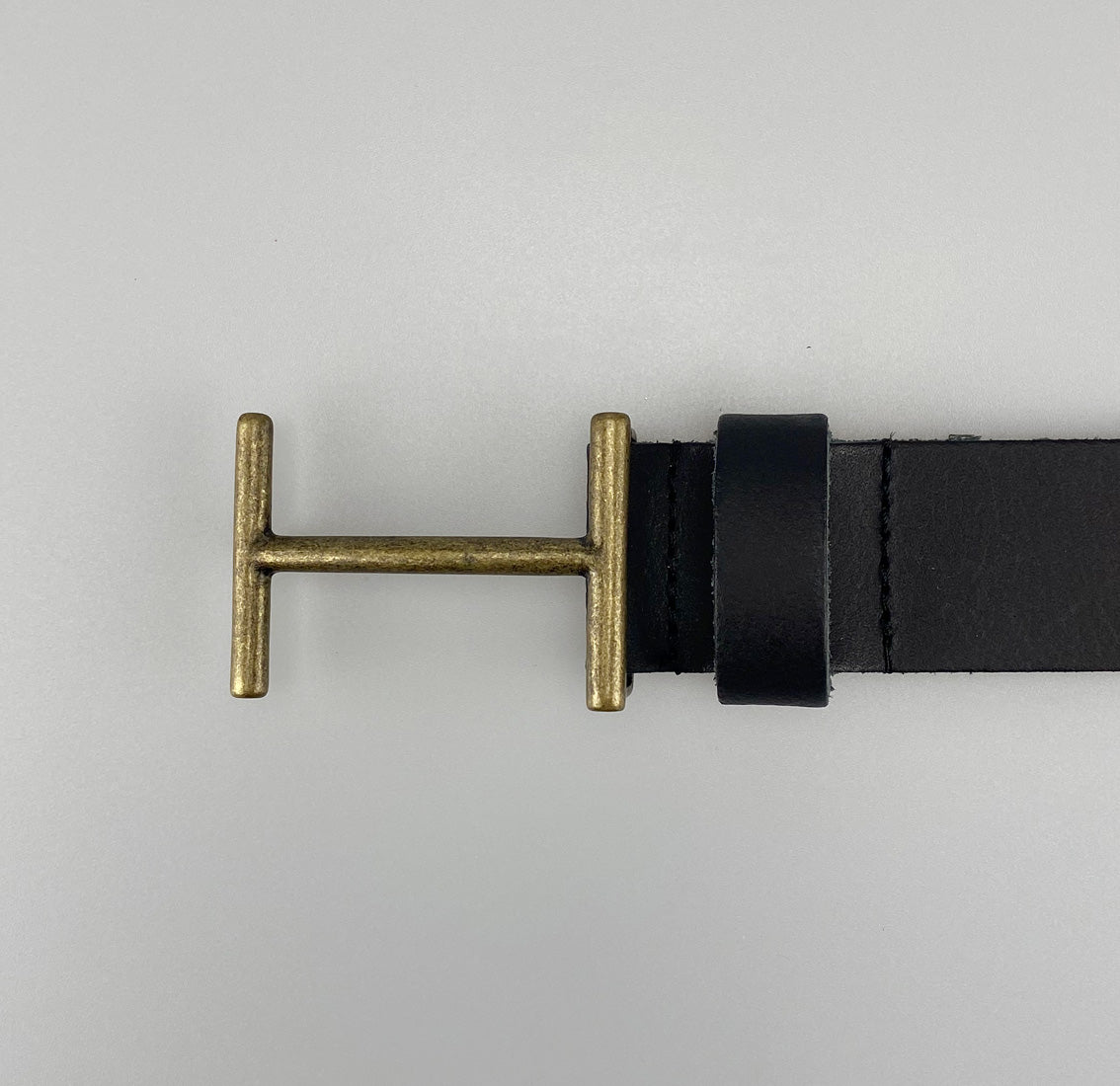 Dunne H Gesp 3.5CM black - LEEF mode en accessoires