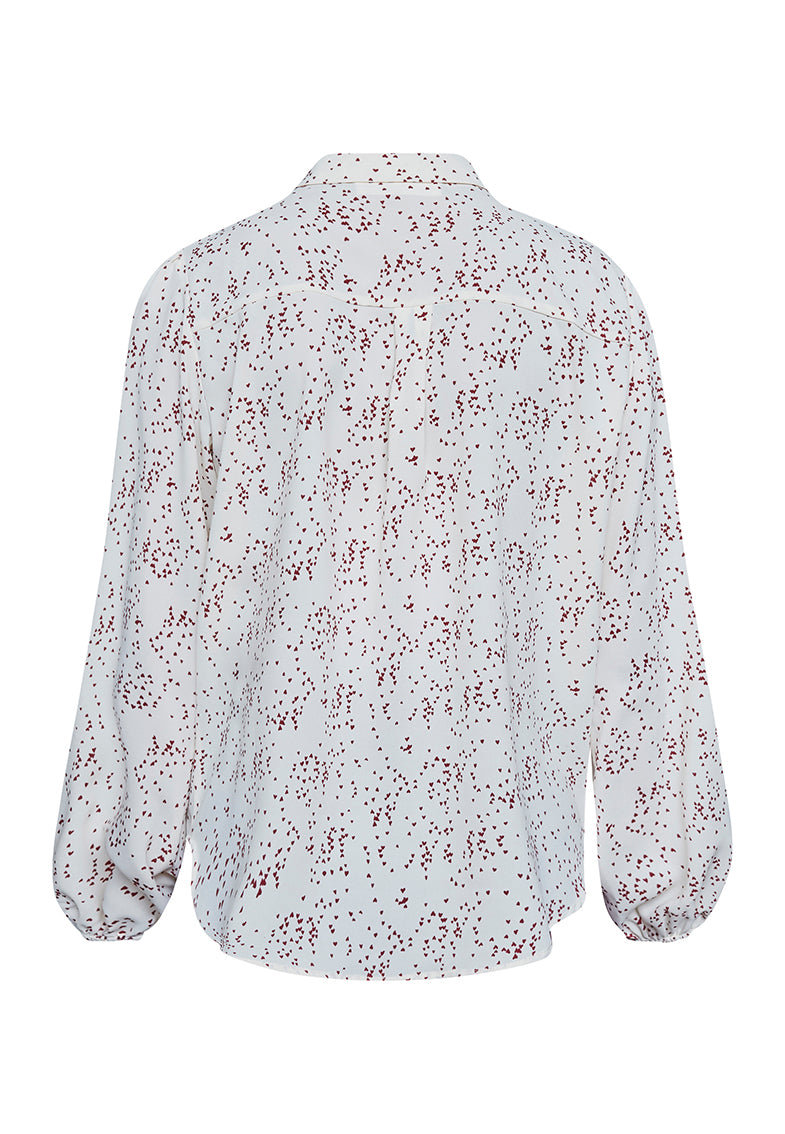 EBBEY-SH75 Cream/Heart - LEEF mode en accessoires