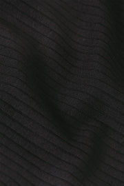 Elvira Camisole Uni Rib 001 Black - LEEF mode en accessoires