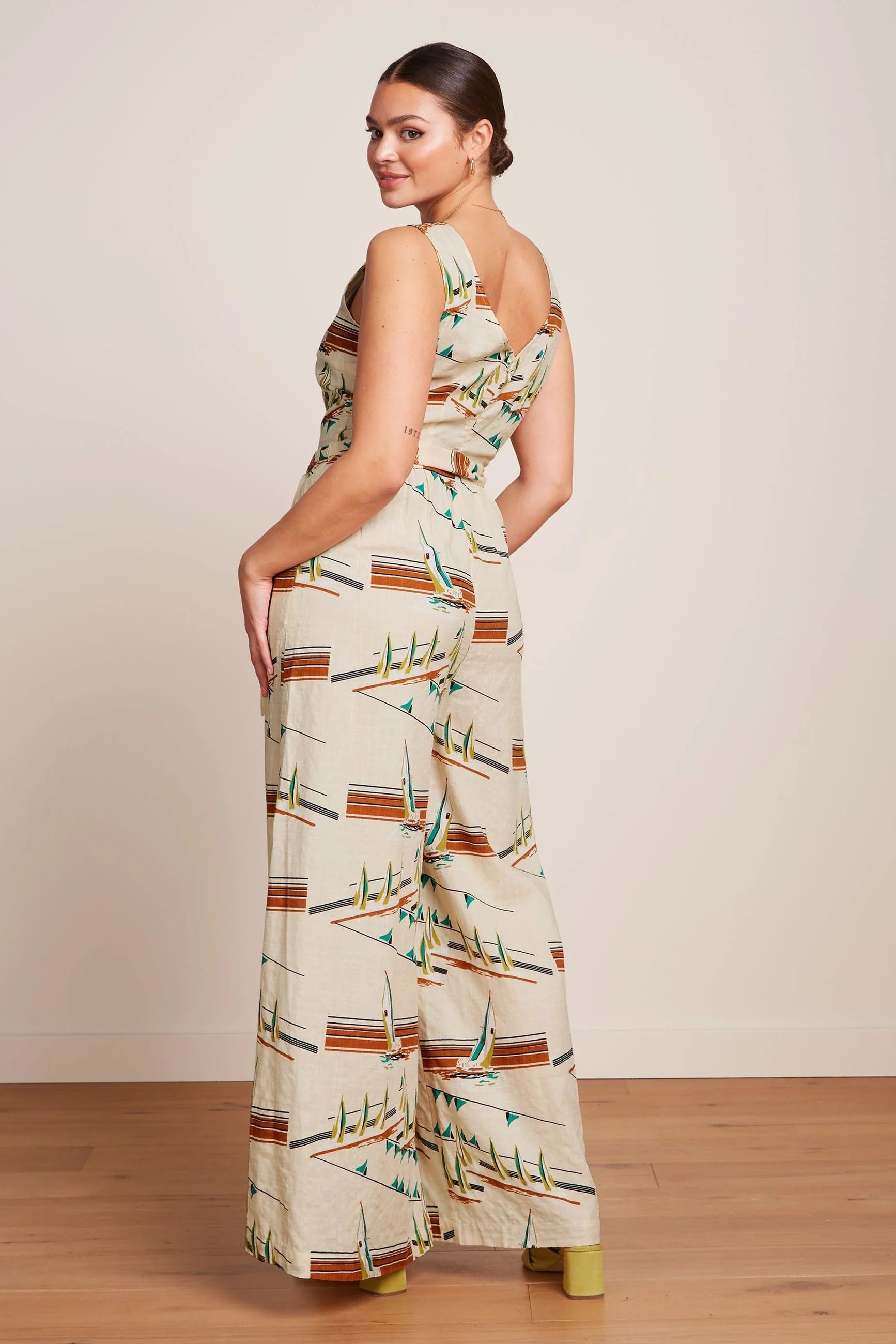 Frida Jumpsuite Antibes 072 Cream - LEEF mode en accessoires