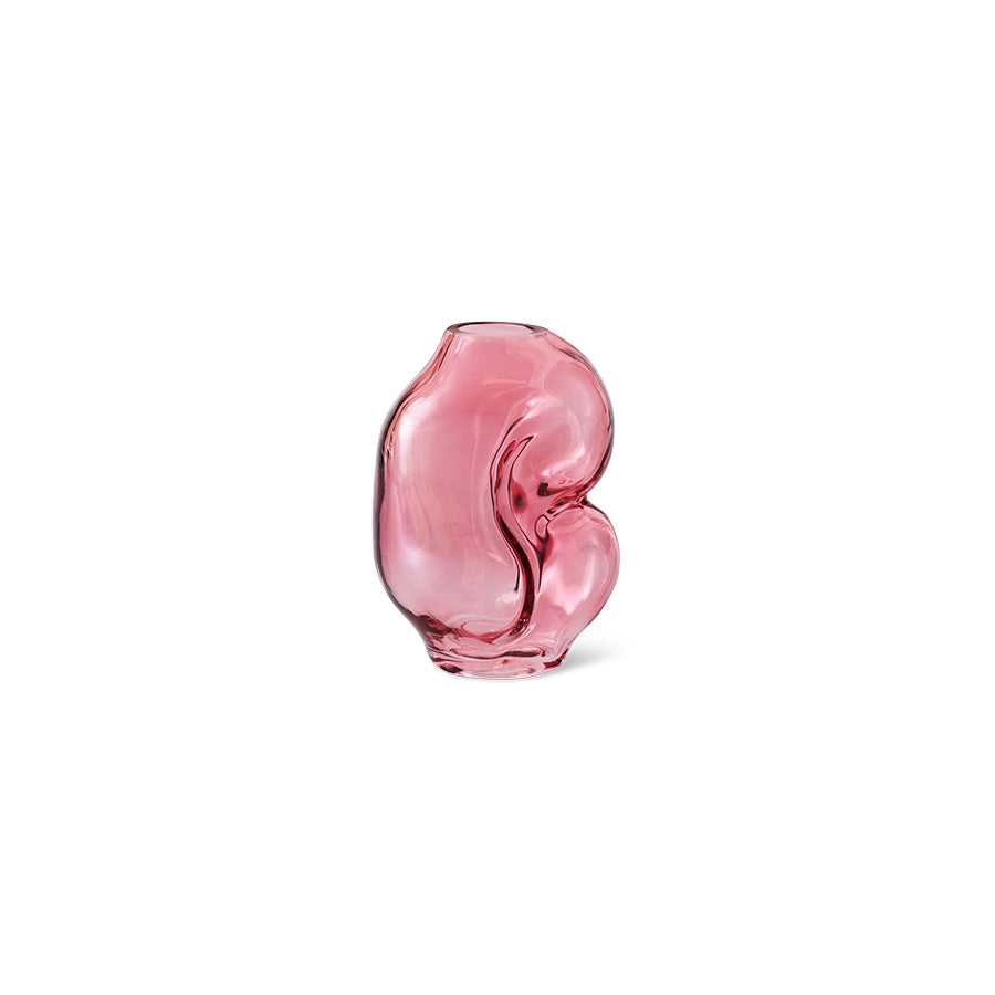 Gleam Glass Small Vase Rose - LEEF mode en accessoires