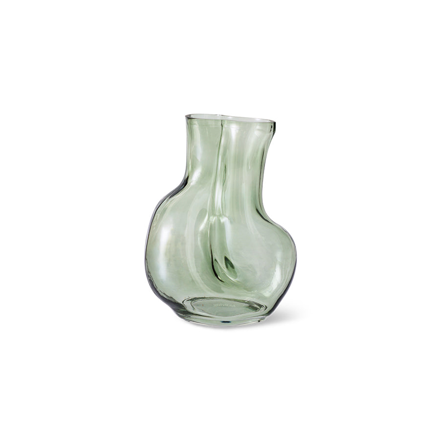 Gleam Glass Vase Olive - LEEF mode en accessoires