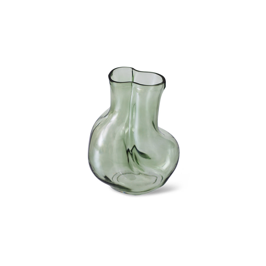 Gleam Glass Vase Olive - LEEF mode en accessoires