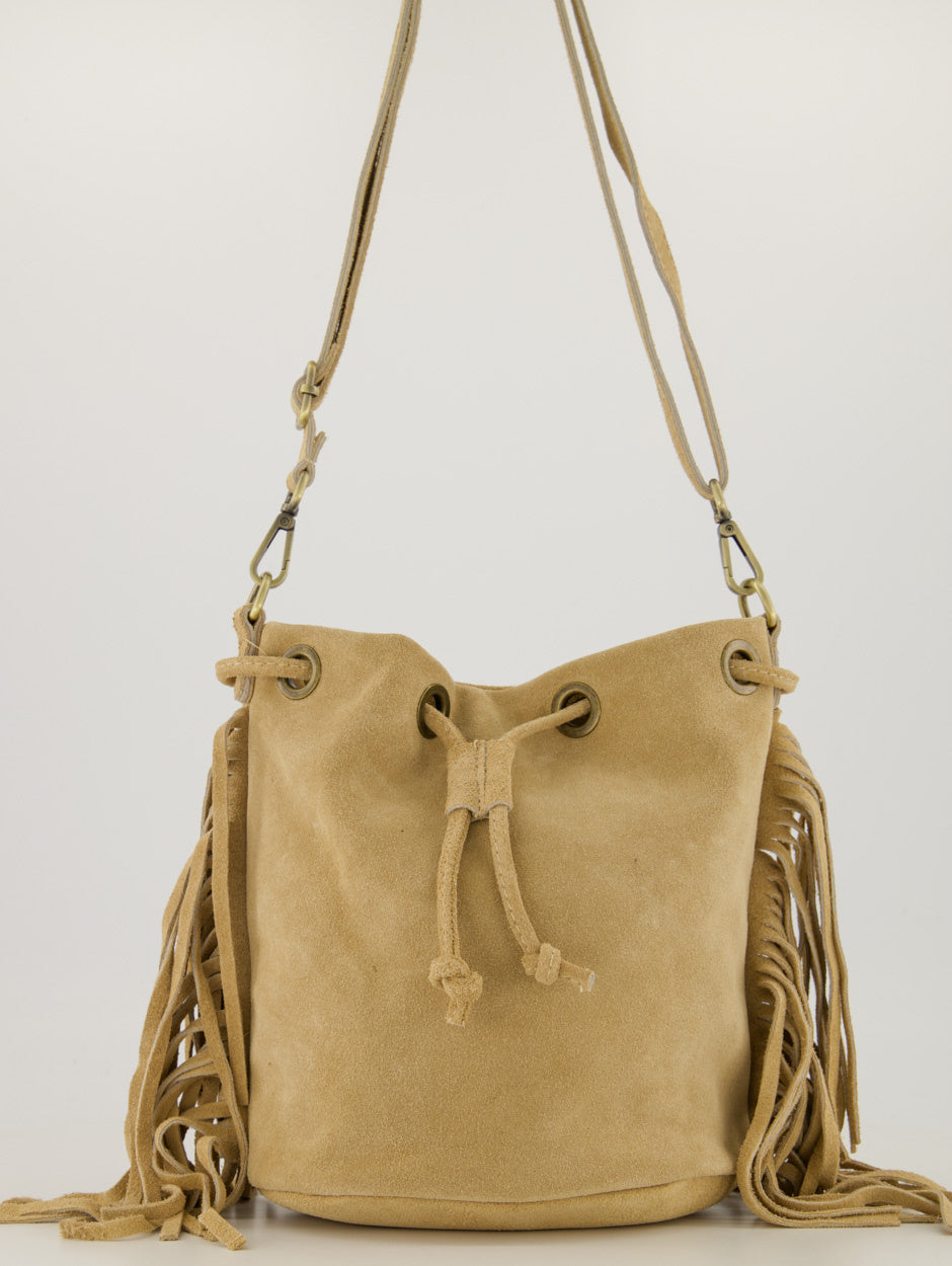 Hazel Suede 04 Zand - LEEF mode en accessoires