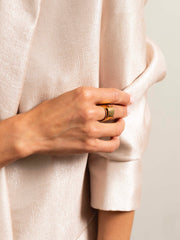 “LOOP” RING (*SIGNATURE COLLECTION) goud - LEEF mode en accessoires