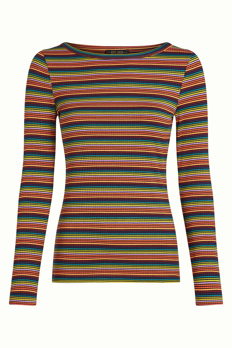 Lili Tee Lumi Stripe 999 Multi Color - LEEF mode en accessoires