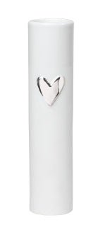 Love Vase Heart Silver Silver - LEEF mode en accessoires