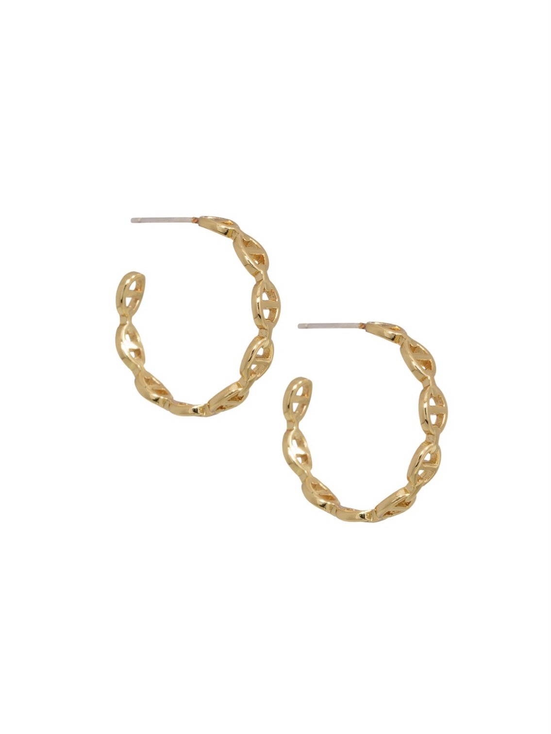 OPENGEWERKTE OORRINGEN (2CM) goud - LEEF mode en accessoires