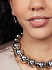 ORGANISCHE ZILVEREN OORBELLEN Zilver - LEEF mode en accessoires