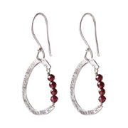 Optimism Garnet Earrings SP Garnet - LEEF mode en accessoires