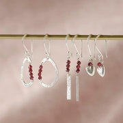 Optimism Garnet Earrings SP Garnet - LEEF mode en accessoires