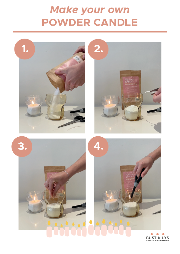 Powder Candle - Maak je eigen kaars! - LEEF mode en accessoires