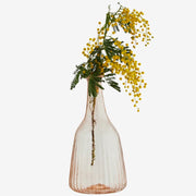 Recycled glass vase peach - LEEF mode en accessoires