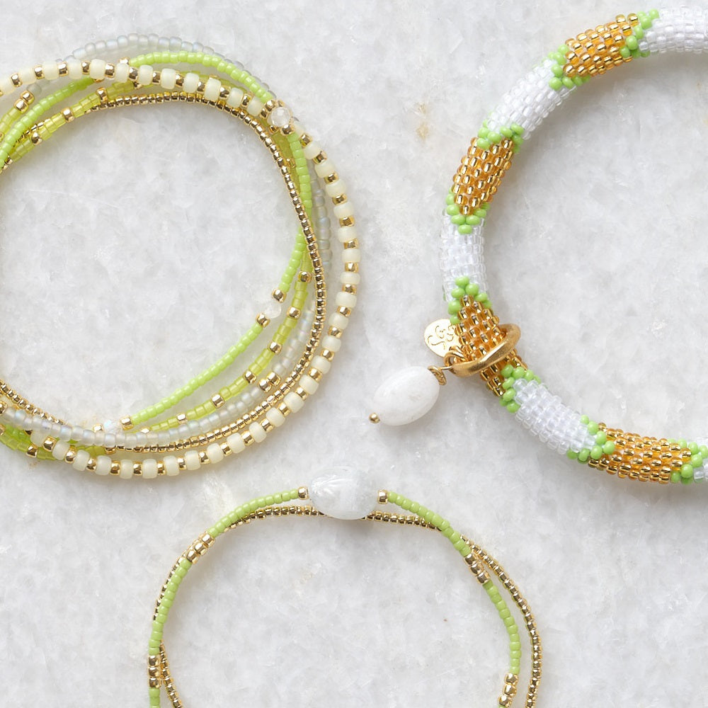 Respect Moonstone Bracelet GC Moonstone - LEEF mode en accessoires