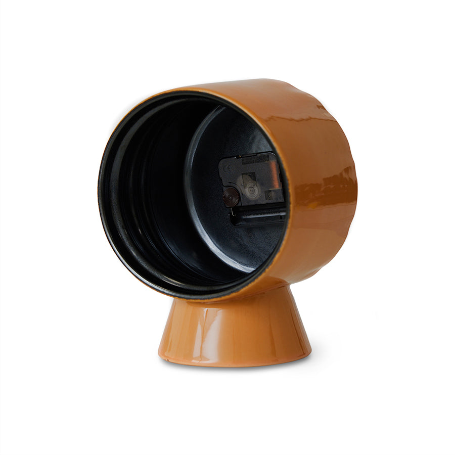 Retro Ceramic Clock Peach - LEEF mode en accessoires