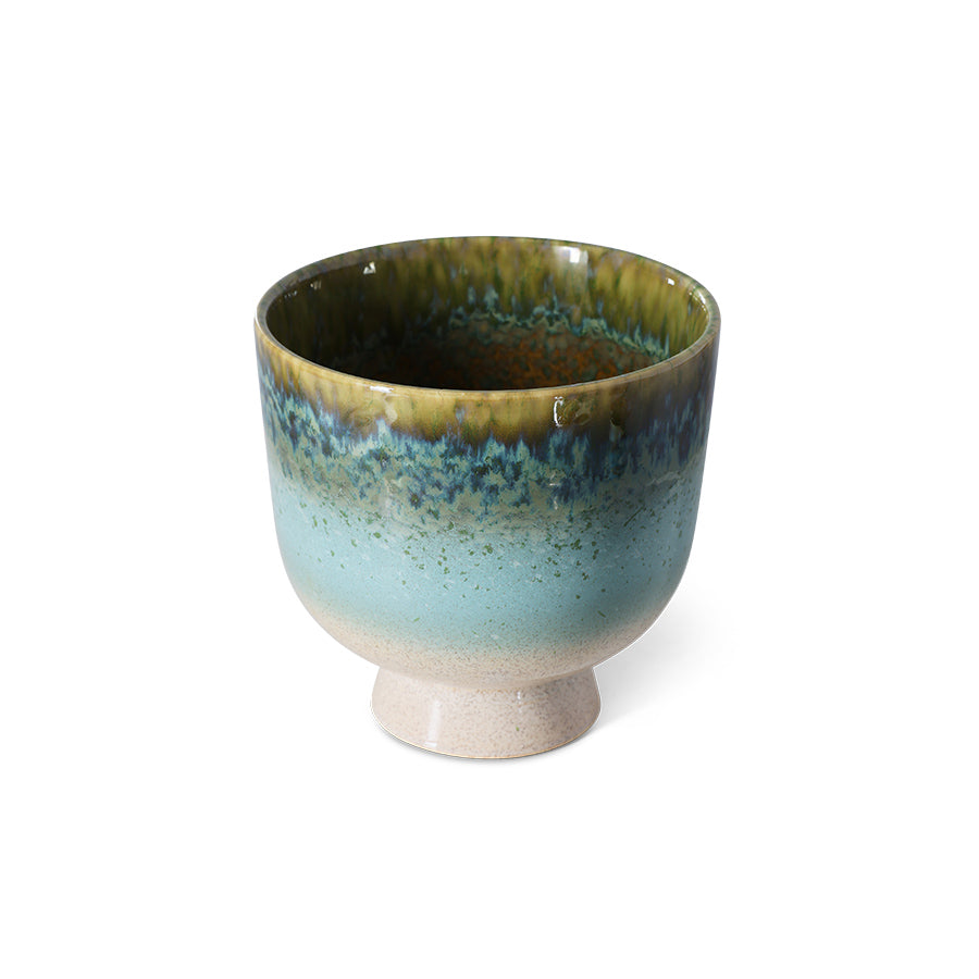 Retro flower pot Lagoon - LEEF mode en accessoires