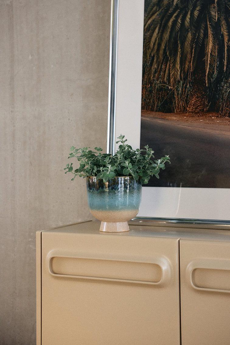 Retro flower pot Lagoon - LEEF mode en accessoires