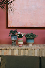 Retro flower pot Lagoon - LEEF mode en accessoires