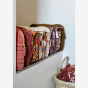 Reversible Recycled Cotton Throw 125x175cm Rust, Off White - LEEF mode en accessoires