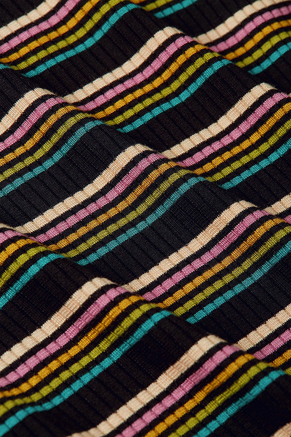 Rollnec Top Frostine Stripe 261 Woodbine Green - LEEF mode en accessoires