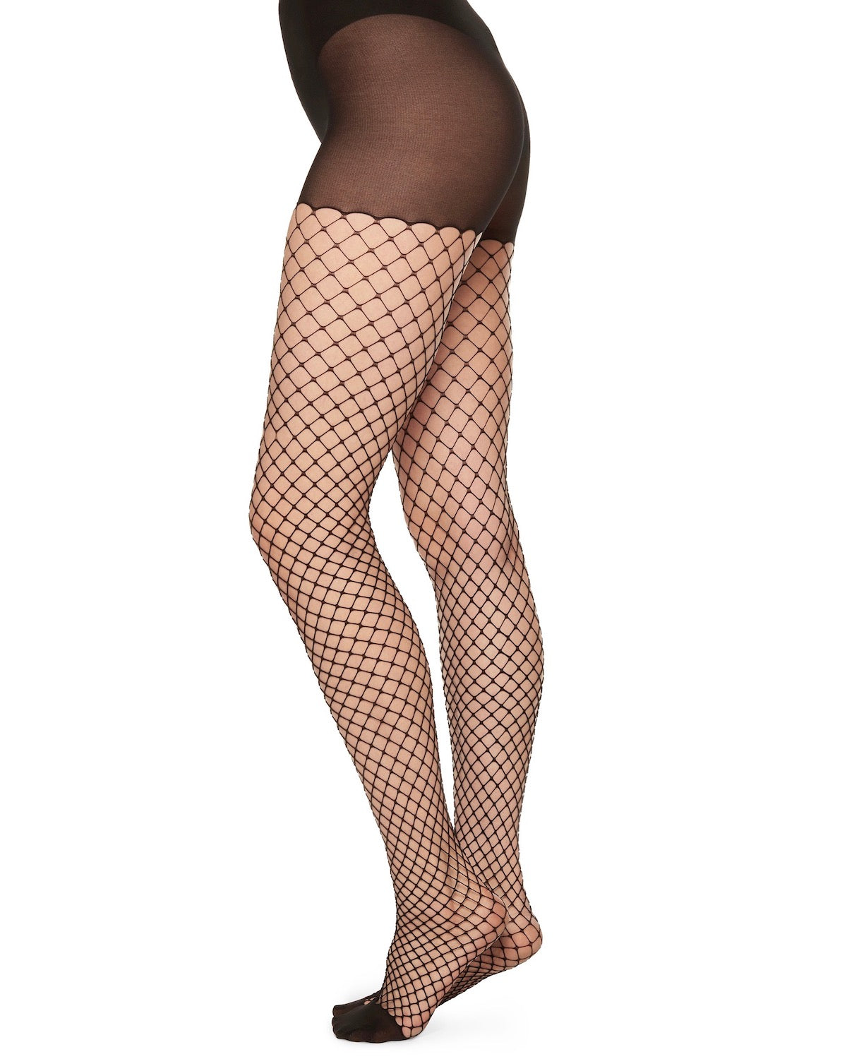 Rut Net Tights  Black - LEEF mode en accessoires