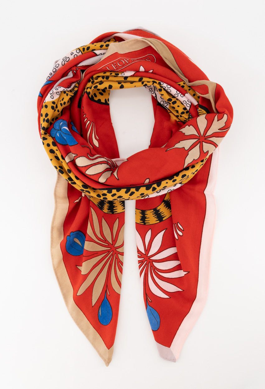 SANAA SJAALS Leopard Red - LEEF mode en accessoires