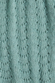 Scarf Ajour Carre 357 Silver Green - LEEF mode en accessoires