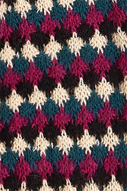 Scarf Flora  001 Black - LEEF mode en accessoires