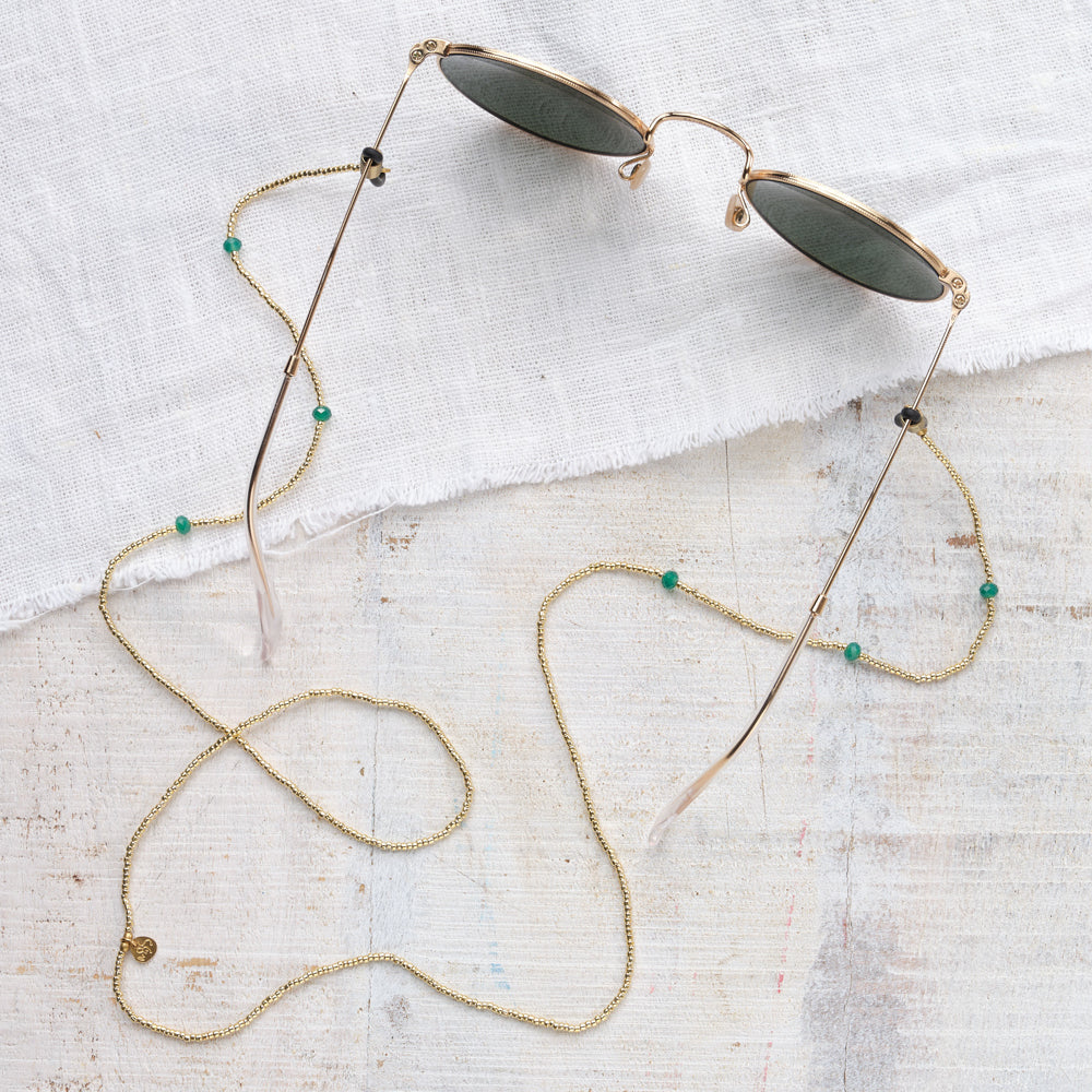 Shore Aventurine Glasses Cord GC Aventurine - LEEF mode en accessoires