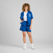 Shorts Djupvik Linen Limoges Blue - LEEF mode en accessoires