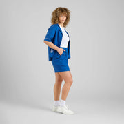 Shorts Djupvik Linen Limoges Blue - LEEF mode en accessoires