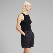Shorts Djupvik Linen Phantom Black - LEEF mode en accessoires