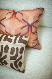 Silk Cushion Rustic (40x25cm) Rustic - LEEF mode en accessoires