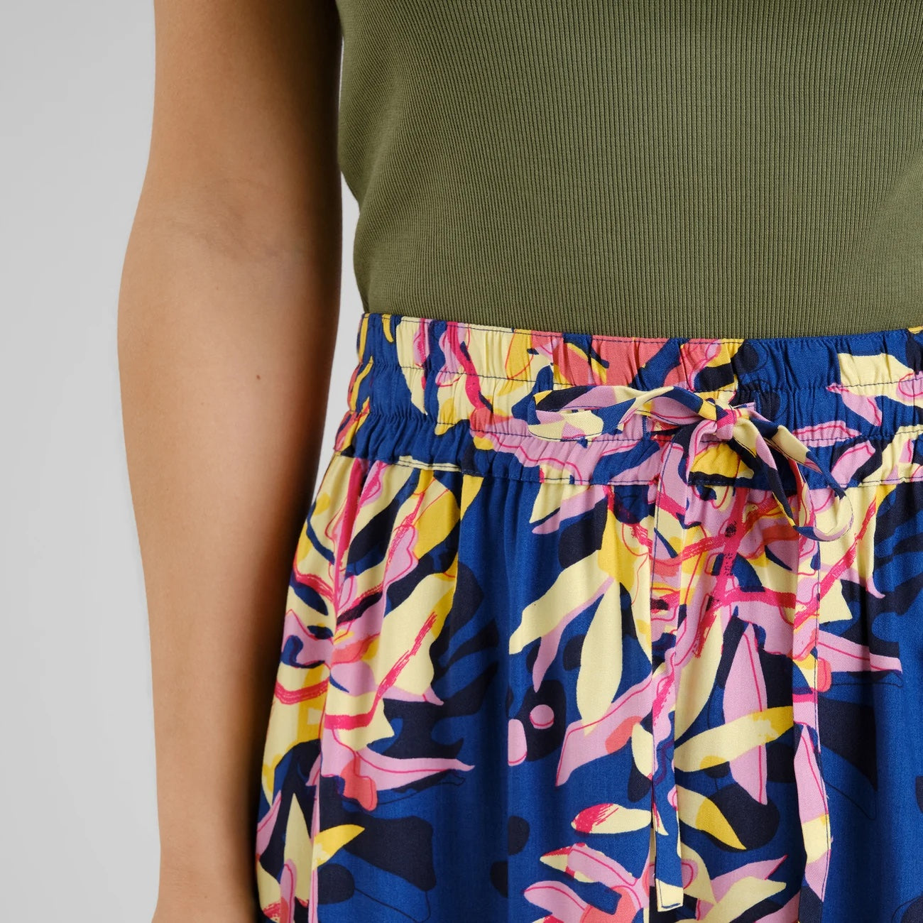 Skirt Klippan Tropical Collage Multi Color - LEEF mode en accessoires