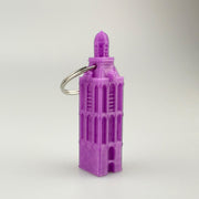 Sleutelhanger Meppeler Toren Groot Fel Paars - LEEF mode en accessoires