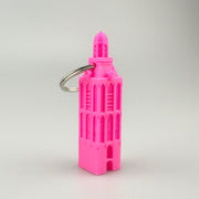 Sleutelhanger Meppeler Toren Groot Fel Roze - LEEF mode en accessoires