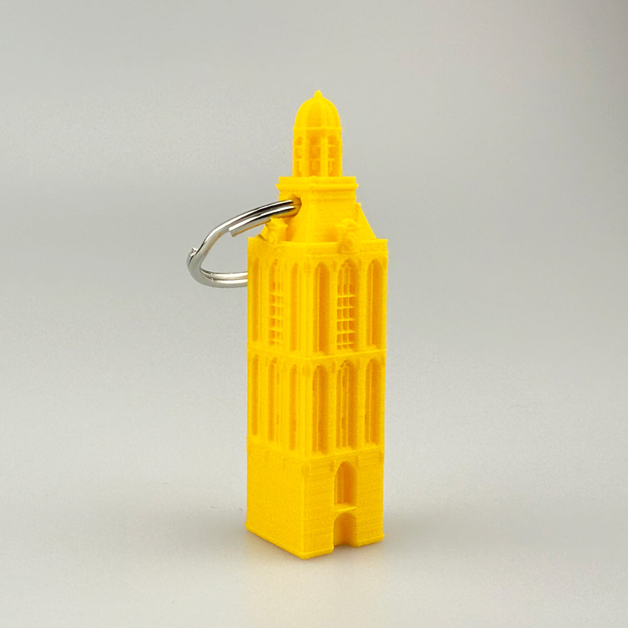 Sleutelhanger Meppeler Toren Groot Helder Geel - LEEF mode en accessoires