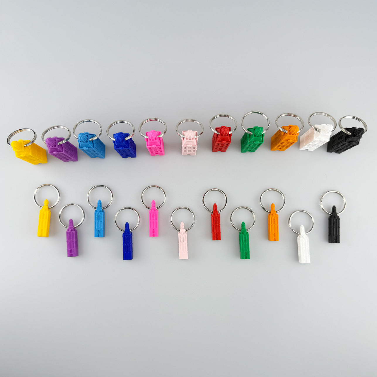 Sleutelhanger Meppeler Toren Groot Helder Geel - LEEF mode en accessoires