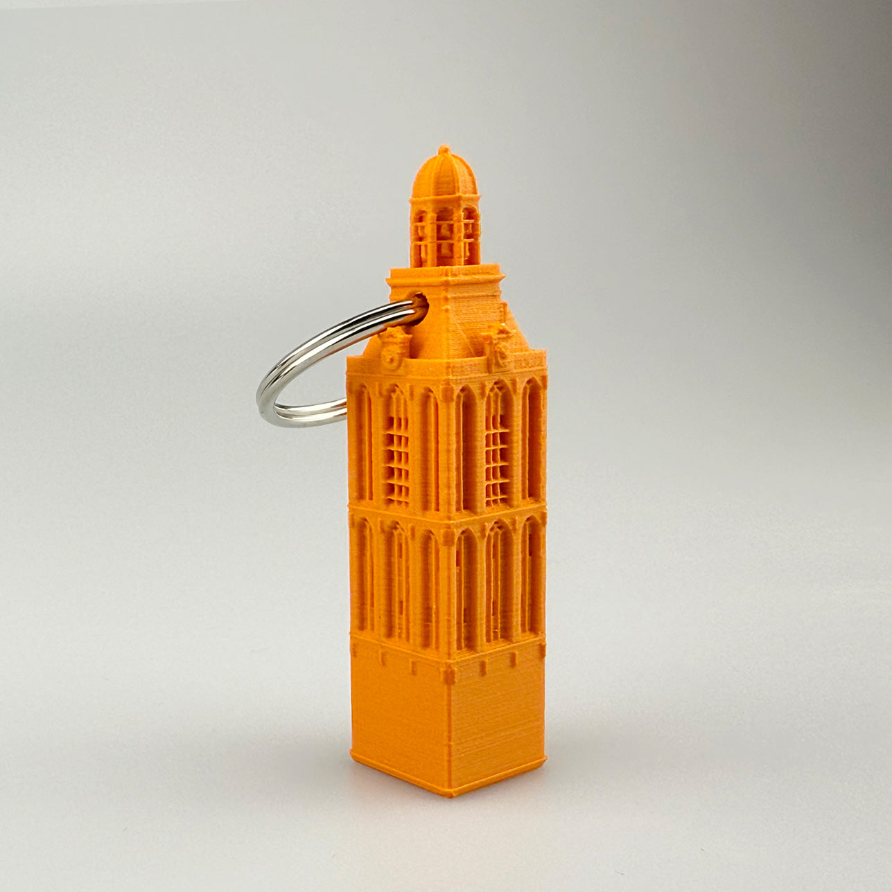 Sleutelhanger Meppeler Toren Groot Helder Oranje - LEEF mode en accessoires