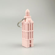 Sleutelhanger Meppeler Toren Groot Licht Roze - LEEF mode en accessoires