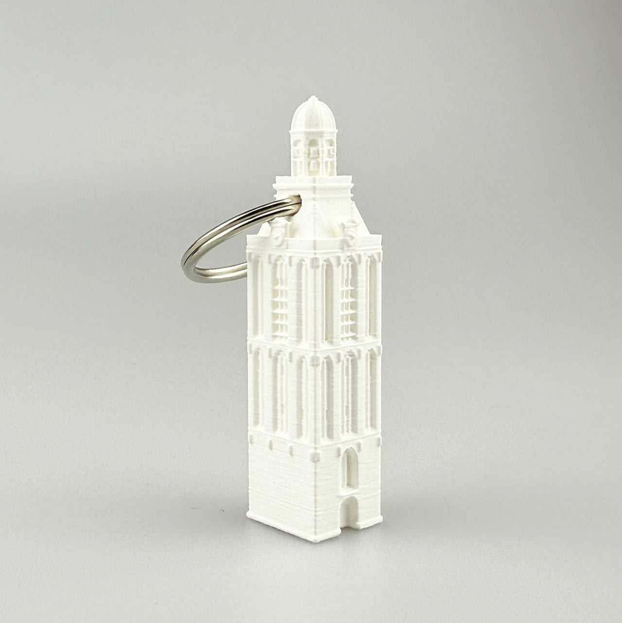 Sleutelhanger Meppeler Toren Groot Wit - LEEF mode en accessoires