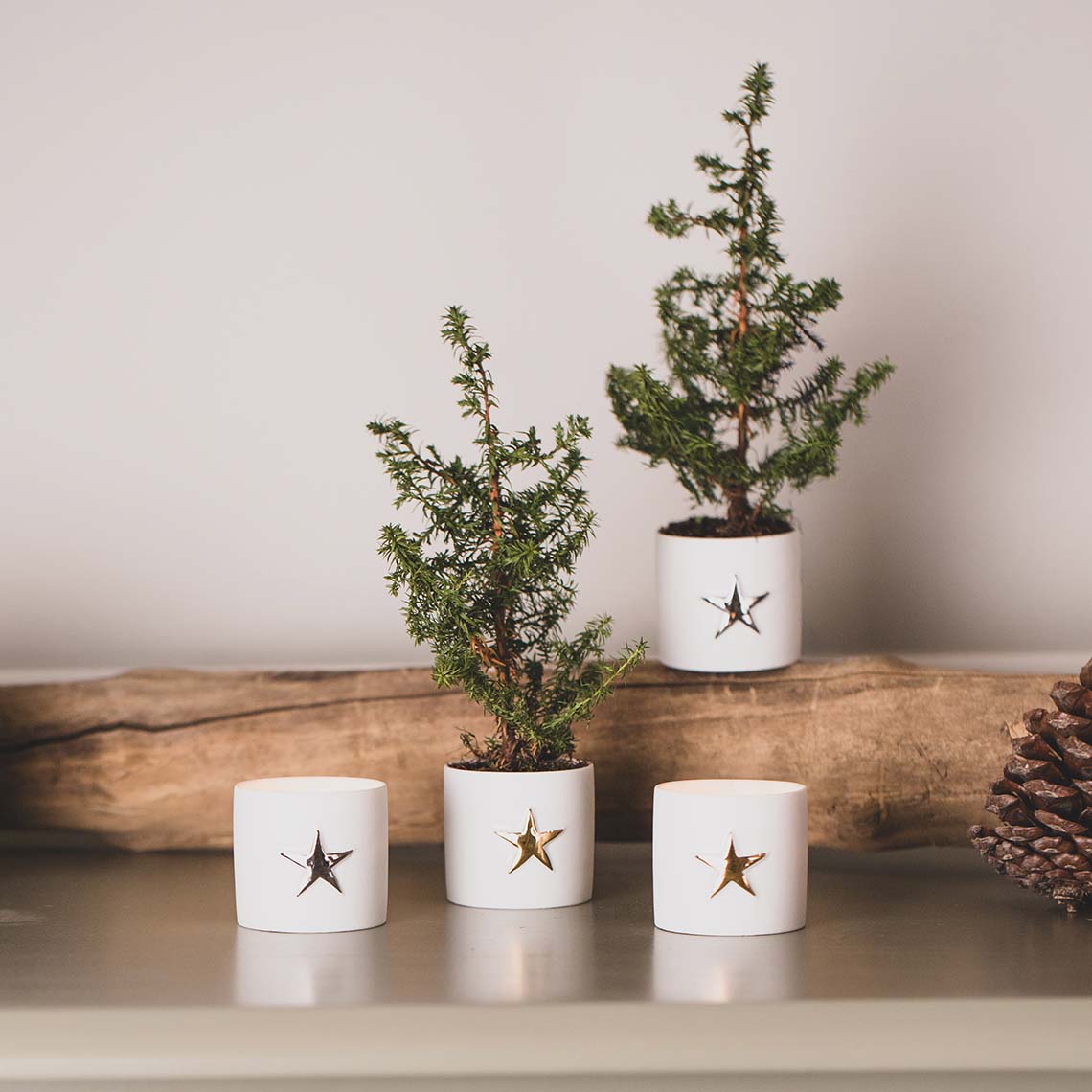 Small starlight set of 2 pcs  Silver - LEEF mode en accessoires