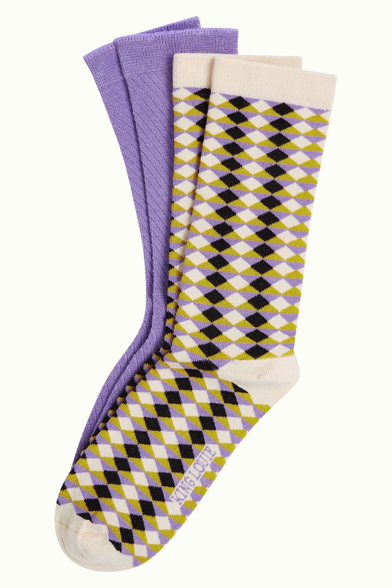 Socks Mares 514 Sheer Lilac - LEEF mode en accessoires
