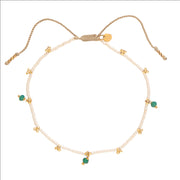 Spice Aventurine Anklet GC Aventurine - LEEF mode en accessoires